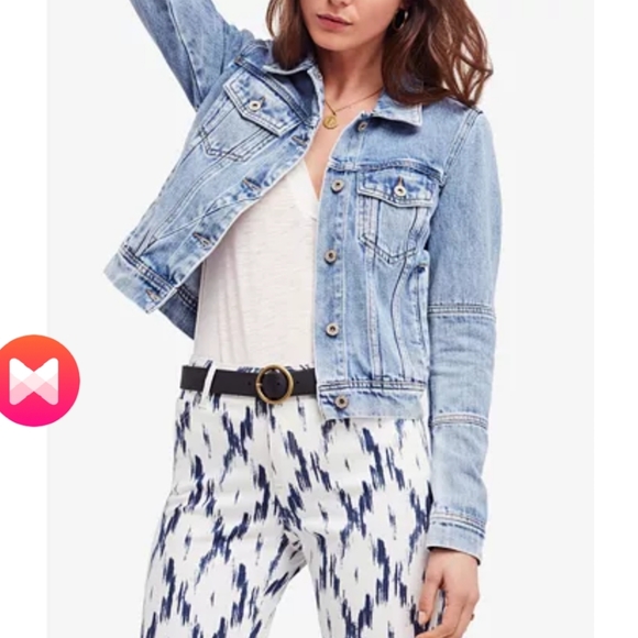 Free people jean jacket - Picture 1 of 2